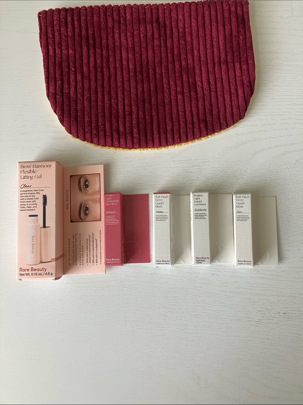 Rare Beauty Travel Sizes (5) + Ipsy Cosmetic Bag - NWT - Picture 4 of 8